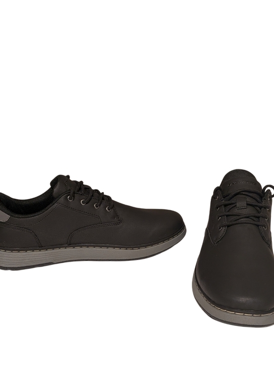 Skechers Men\'s Black Casual Lace-Up Oxford with Gray Contrast Sole main image 6